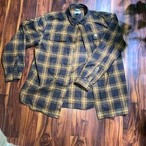 Carhartt Black and Tan Checkered Shirt